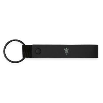 Pazuzu demon - Matte Pu Keyring - black - Front