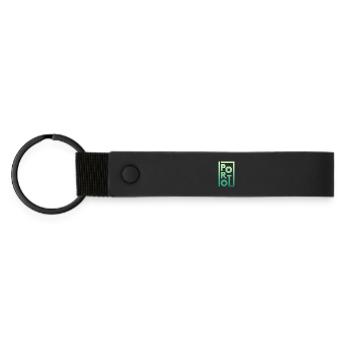 Porto Portugal Cadre dégradé - Porte-clés en PU mat - noir - Devant