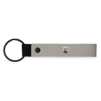 Taureau (moi) pas si (sur) - Porte-clés en PU mat - gris clair - Devant