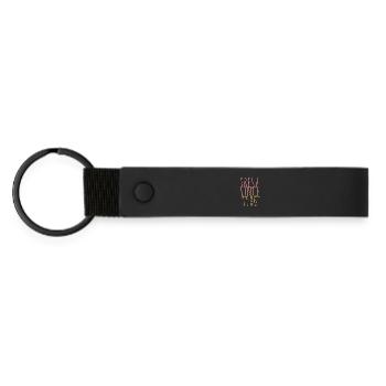 Fresh since 1986 - Matte Pu Keyring - black - Front