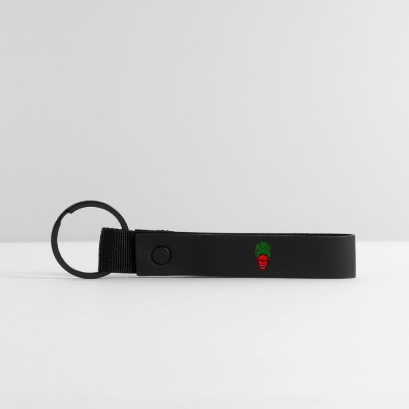 Stapooa Dämon Farbe Matte PU Schlüsselanhänger