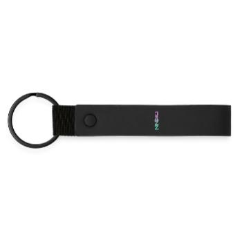 Jazz Musik Retro - Matte PU Schlüsselanhänger - Schwarz - Vorne