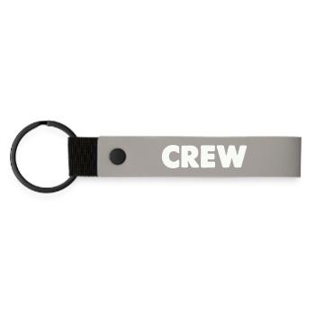 crew- - Matte PU Schlüsselanhänger - Hellgrau - Vorne