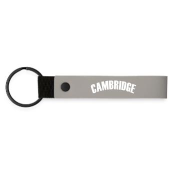 Cambridge Shirt - Matte Pu Keyring - light grey - Front