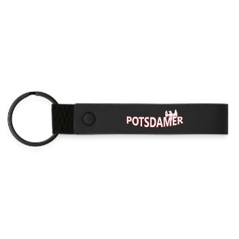 POTSDAMer - Matte Pu Keyring - black - Front
