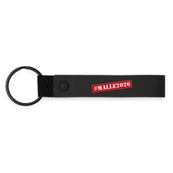Malle 2026 - Matte Pu Keyring - black - Front