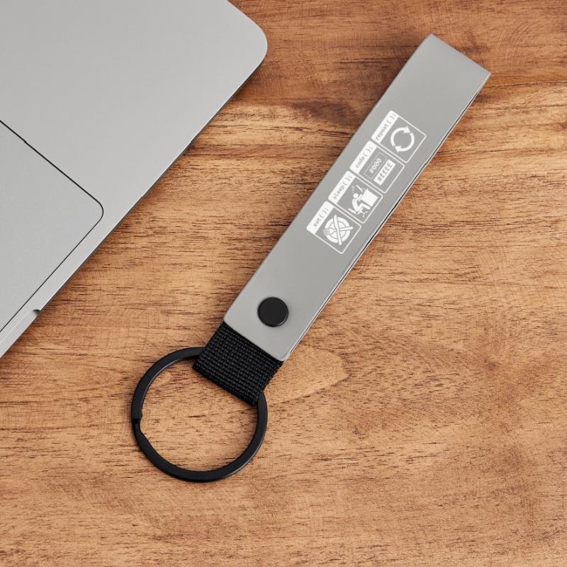 Eat Sleep Code Repeat – Coder Workflow Design Matte PU Schlüsselanhänger