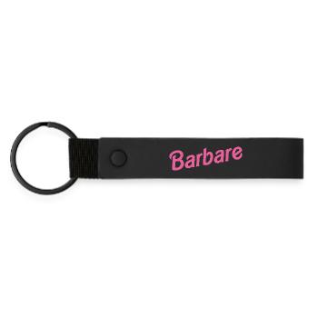 BARBAROUS! - Matte Pu Keyring - black - Front