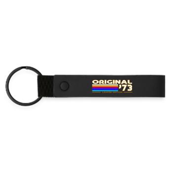 Originaler Arcenn-Ciel Vintage von 1973 - Matte PU Schlüsselanhänger - Schwarz - Vorne