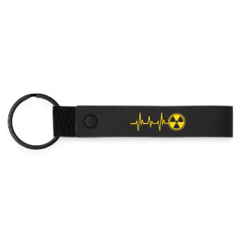X-ray technician - Matte Pu Keyring - black - Front