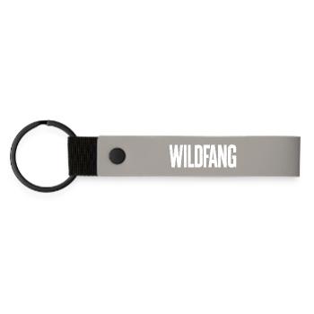 Wildfang - Matte PU Schlüsselanhänger - Hellgrau - Vorne