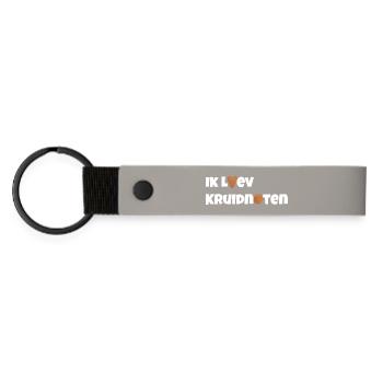J’adore les kruidnoten - Porte-clés en PU mat - gris clair - Devant