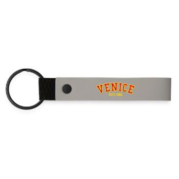 Venise fondée en 1966 - Porte-clés en PU mat - gris clair - Devant