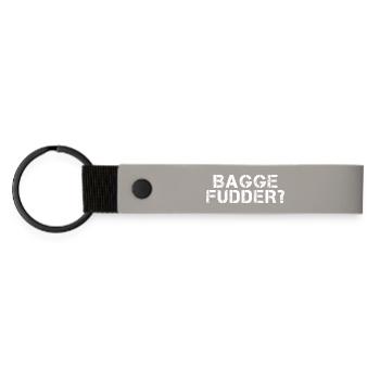 BAGGEFUDDER Hessisch Spruch Hessen lustig - Porte-clés en PU mat - gris clair - Devant