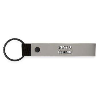 Mayo Legend – County Mayo Design - Matte Pu Keyring - light grey - Front