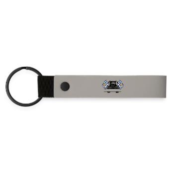 Zeeland_Tractor_Custom_Edition - Matte Pu Keyring - light grey - Front