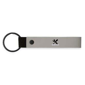 Handyman 🔨 - Porte-clés en PU mat - gris clair - Devant
