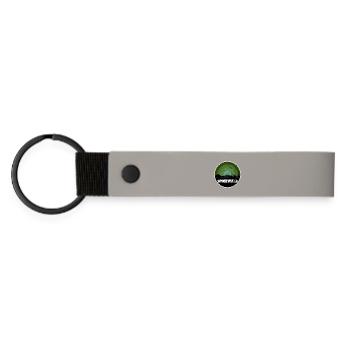 Ligne d’horizon originale de Spreewald - Porte-clés en PU mat - gris clair - Devant