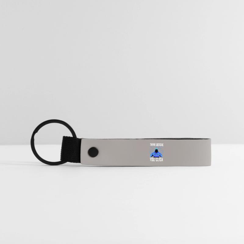 Hacker Hacker Programmeur Cybersécurité Linux Porte-clés en PU mat