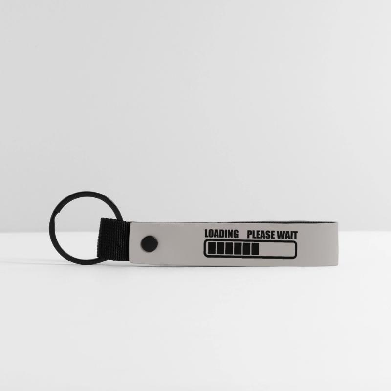 Charging wait a while Matte Pu Keyring