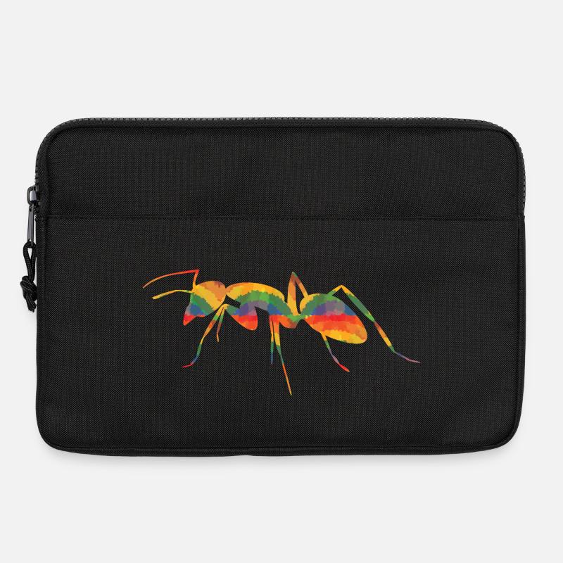 Farbige Ameise - Laptoptasche 13" - Schwarz
