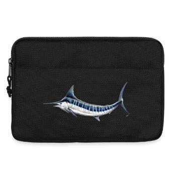 Blue Marlin - Blue marlin - Espadon - Fish - Laptop bag 13" - black - Front