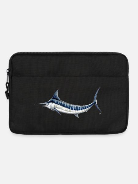 Blue Marlin - Blue marlin - Espadon - Fish - Laptop bag 13" - black