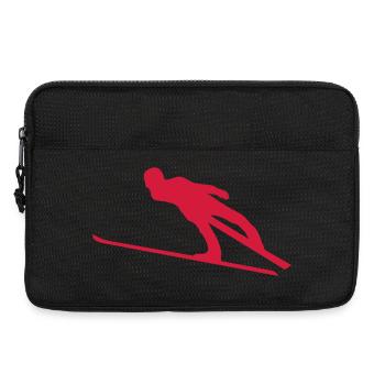 skispringer wintersport - Laptoptasche 13" - Schwarz - Vorne