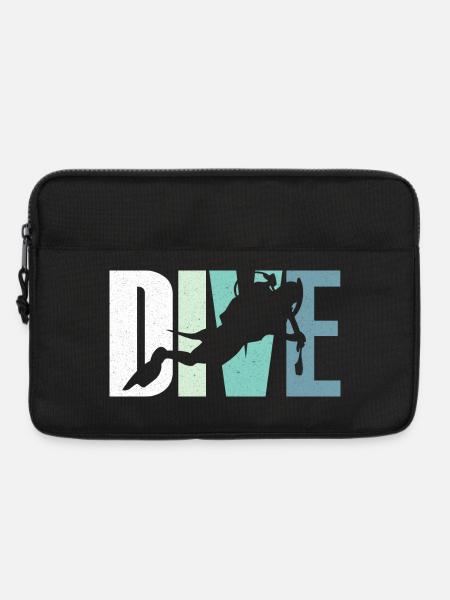 Tauchen Taucher - Laptoptasche 13" - Schwarz