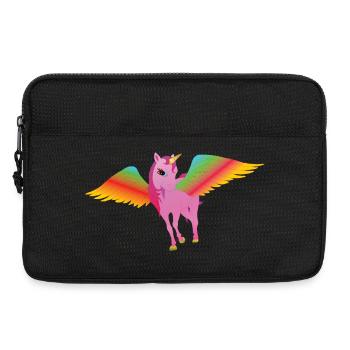 Unicorn wings - Laptop bag 13" - black - Front