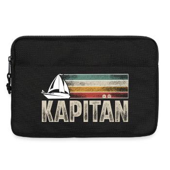 Kapitän Retro Vintage - Laptoptasche 13" - Schwarz - Vorne