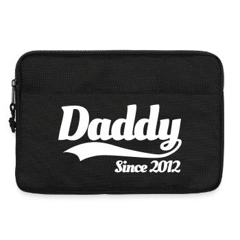Father Father's Day Child Best Father, Daddy since 2012 - Laptop bag 13" - black - Front