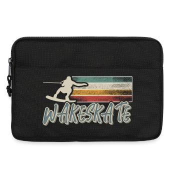 Wakeskaten Wakeskating Wakeskater Wakeboard - Laptoptasche 13" - Schwarz - Vorne