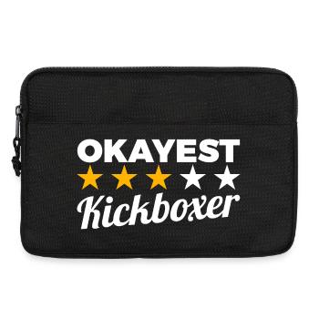 Durchschnittlicher Kickboxer - Laptoptasche 13" - Schwarz - Vorne
