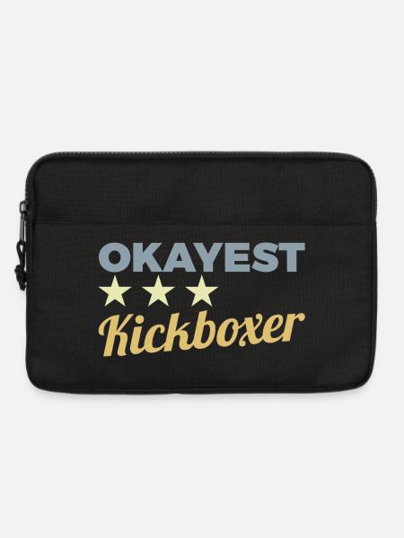 Lustiger Kickboxer - Laptoptasche 13" - Schwarz