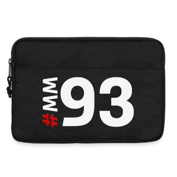 MM93 - Sacoche pour ordinateur portable 13 pouces - noir - Devant