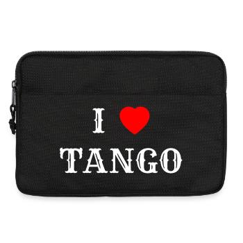Ich liebe Tango - Laptoptasche 13" - Schwarz - Vorne