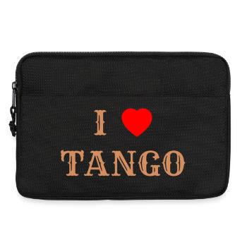 Ich liebe Tango - Vintage - Laptoptasche 13" - Schwarz - Vorne