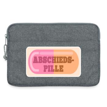 ABSCHIEDSPILLE ABSCHIED - Laptoptasche 13" - Grau meliert - Vorne