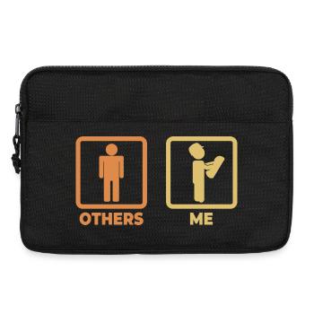 Architect Stick Figure - Laptop bag 13" - black - Front