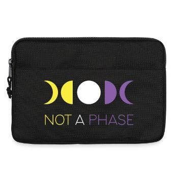 LGBTQ Pride Month - Keine Phase - Nicht-binär - Laptoptasche 13" - Schwarz - Vorne