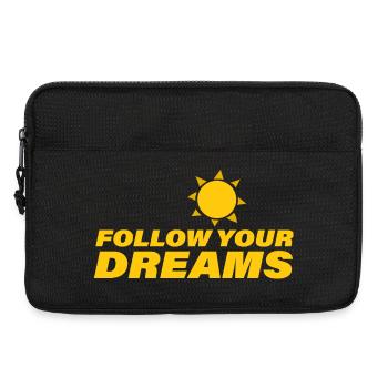 Suivez vos rêves - Sacoche pour ordinateur portable 13 pouces - noir - Devant