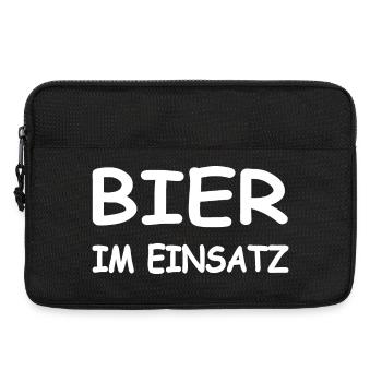 Bier - Laptoptasche 13" - Schwarz - Vorne