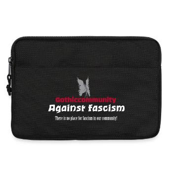 Contrele fascisme - Sacoche pour ordinateur portable 13 pouces - noir - Devant