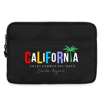 Kalifornische Urlaubsmalerei - Laptoptasche 13" - Schwarz - Vorne