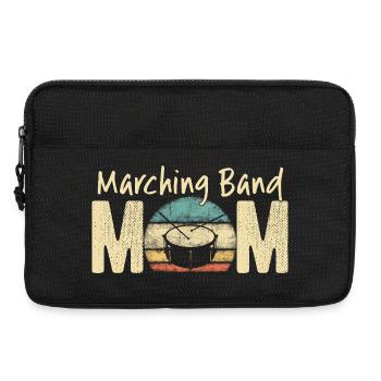 Fanfare Maman Rétro Vintage Music Design - Sacoche pour ordinateur portable 13 pouces - noir - Devant