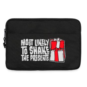 Most Likely to Shake the Presents Weihnachten Spaß - Laptoptasche 13" - Schwarz - Vorne
