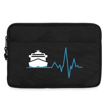 Battement de cœur de croisière - Sacoche pour ordinateur portable 13 pouces - noir - Devant