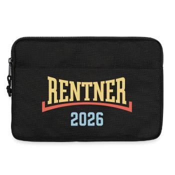 Rentner 2026 (Rente / Ruhestand / Konkav / 3C) - Laptoptasche 13" - Schwarz - Vorne