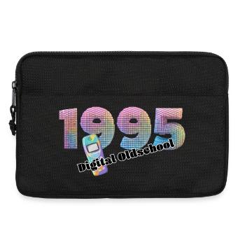 1995 – Digital Nineties Style - Laptop bag 13" - black - Front